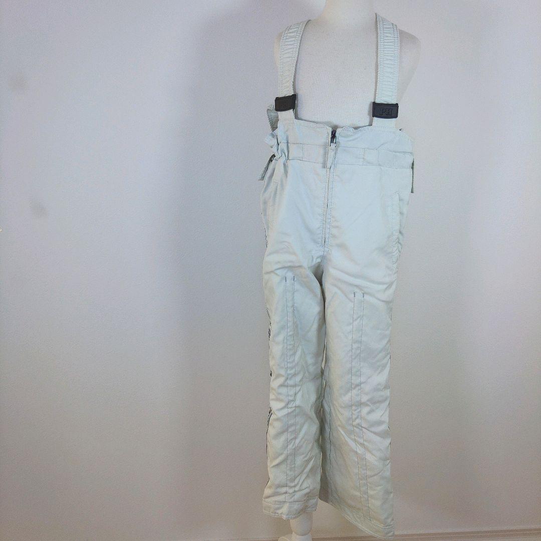 スキーウェア　キッズ　子供　130cm　男の子　白　黒　ゴーグル　グローブ