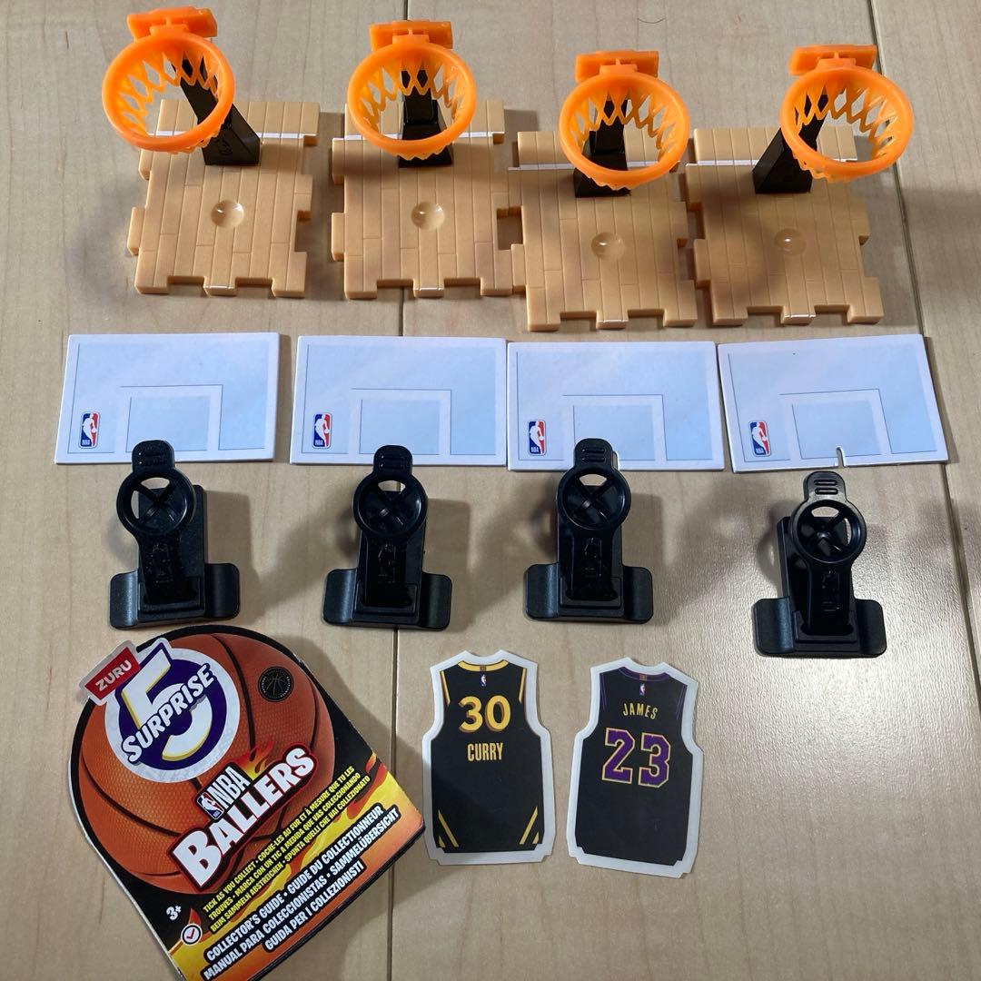 5サプライズ！NBA BALLERS★レブン＆カリー６体セット