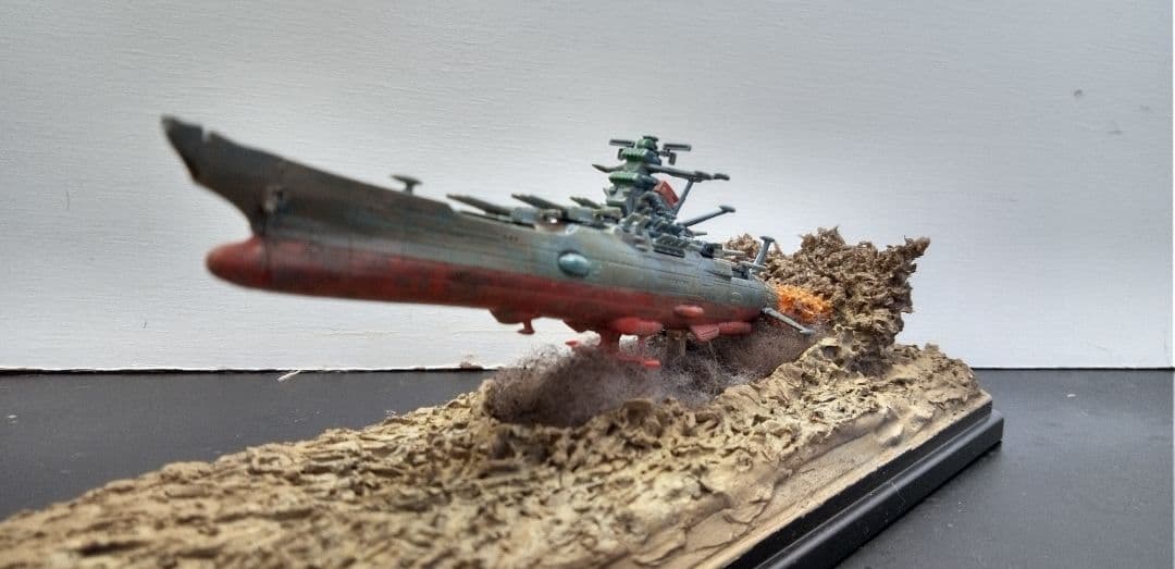 バンダイ.メカコレ.宇宙戦艦ヤマト2199ジオラマ完成品