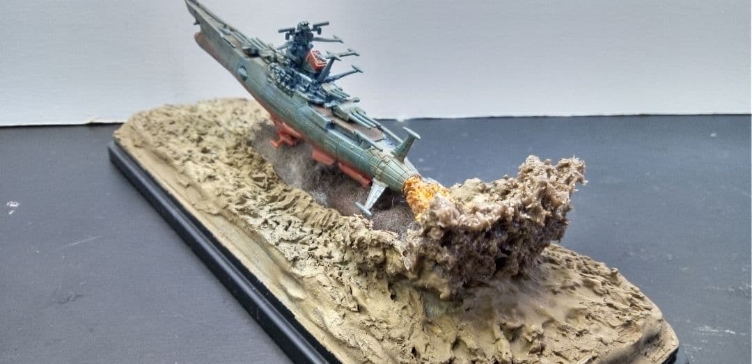 バンダイ.メカコレ.宇宙戦艦ヤマト2199ジオラマ完成品