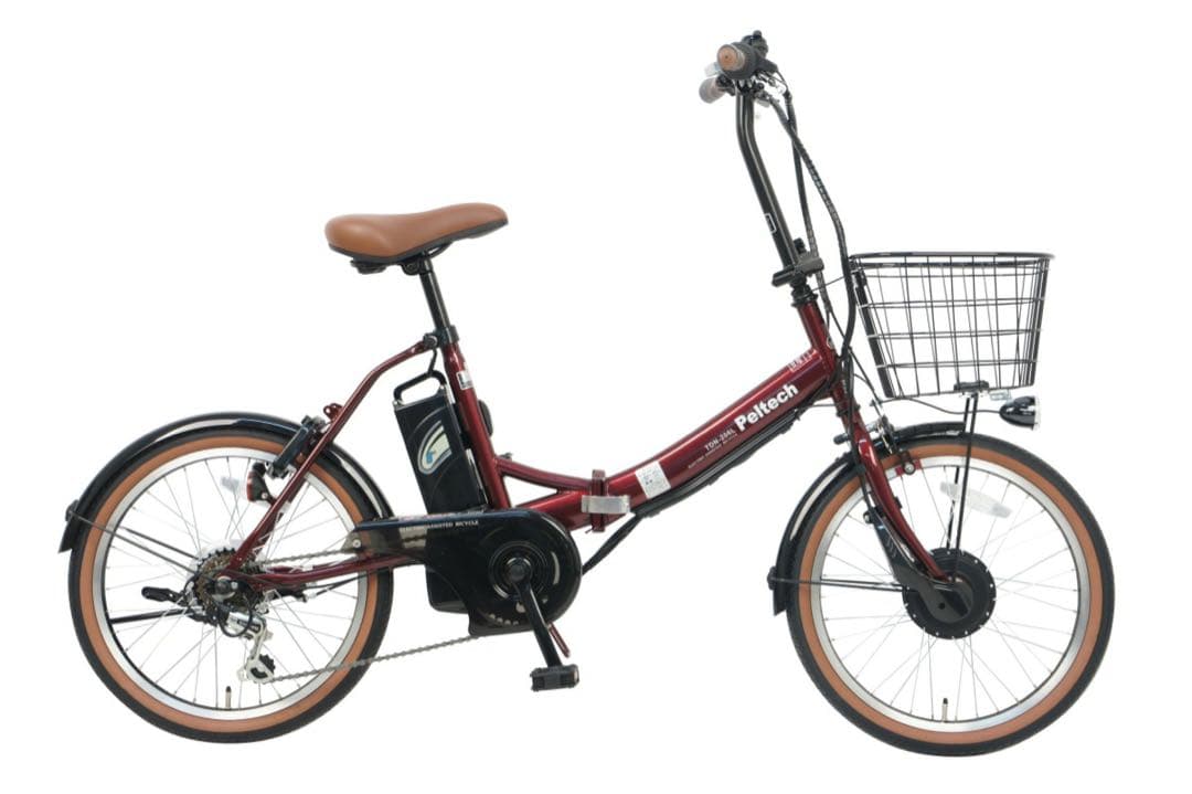 電動アシスト自転車 20インチ 折りたたみ自転車  シマノ外装6段変速