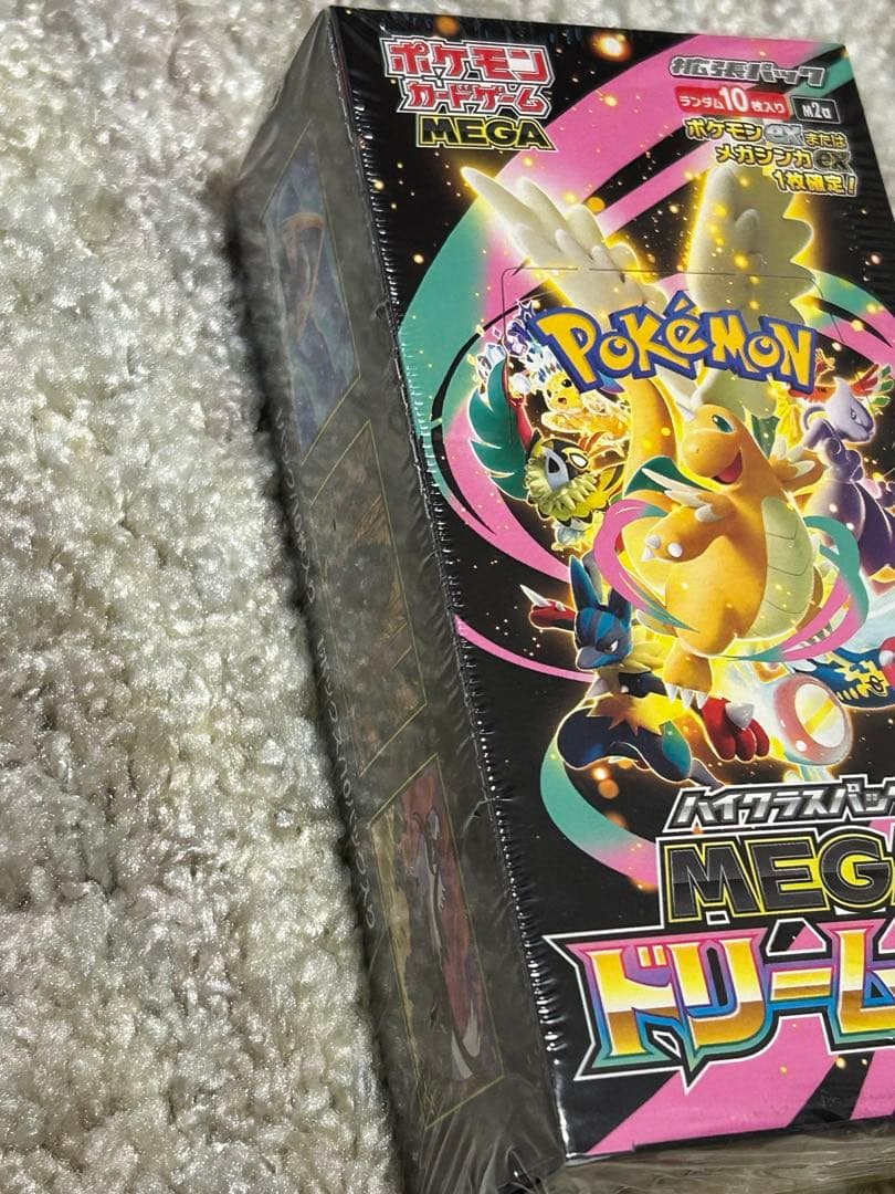 シュリンク付き　ポケモンカードゲーム　MEGA ドリームEX 1box