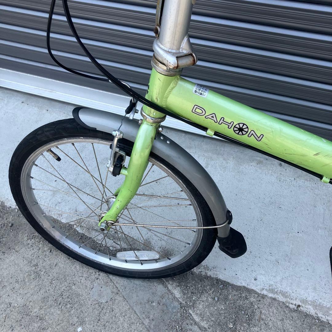 ビンテージ DAHON ダホン メトロ 折り畳み自転車 20インチ グリーン