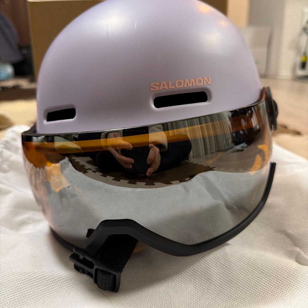 SALOMON ヘルメット ラベンダー