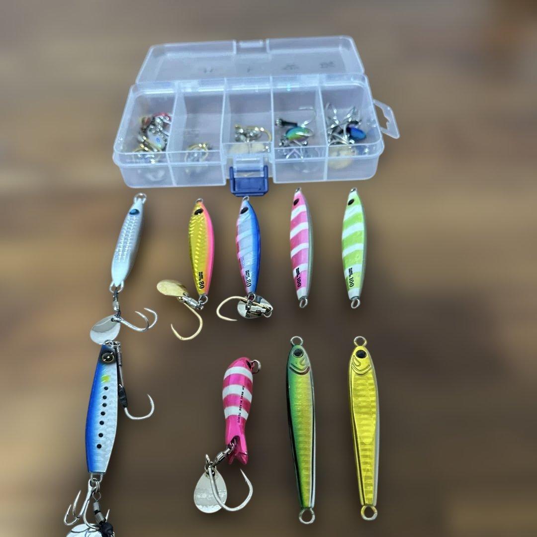 ブレードジギング　ルアー各種とフック付き