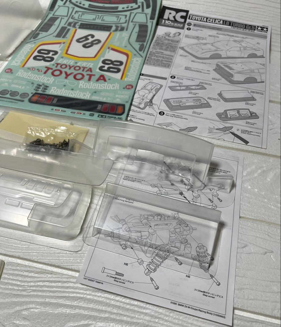 タミヤ　1/10ラジコン　トヨタ・セリカLBターボ　スペアボディ