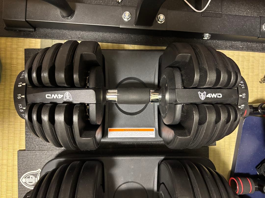 4WD 可変式ダンベル 2.5kg-24kg ②