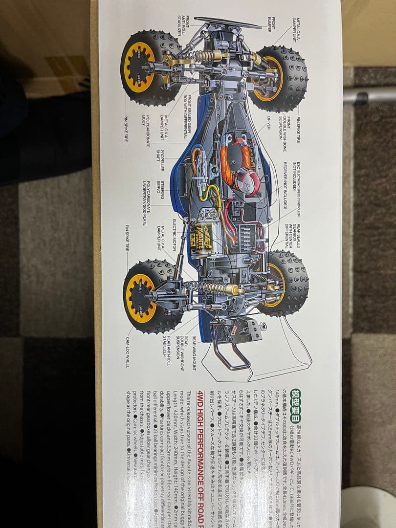 よし 　TAMIYA AVANTE 1/10スケール RCカー