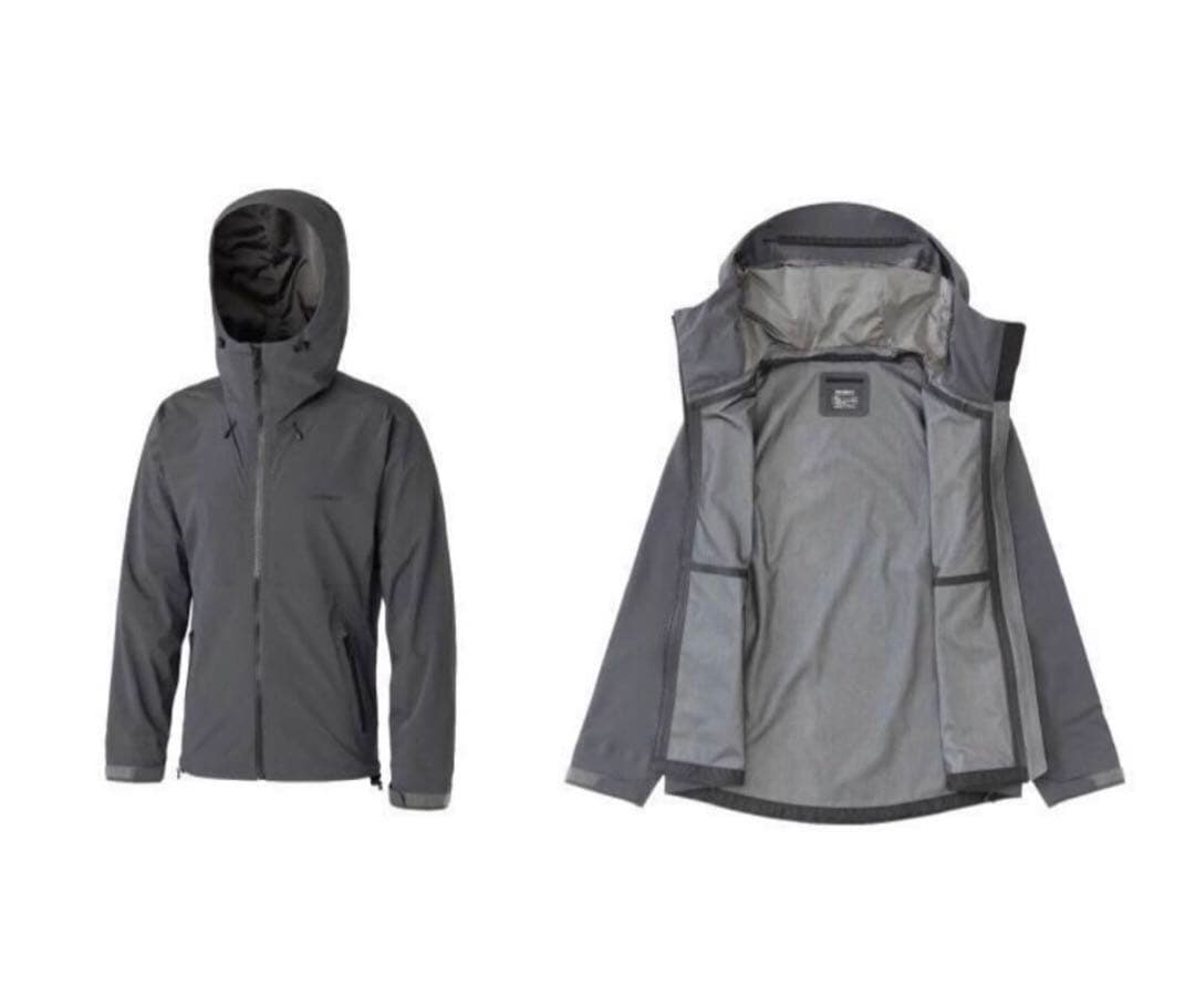 新品 シマノ RA-006V ブルー XLサイズ ストレッチ レインジャケット