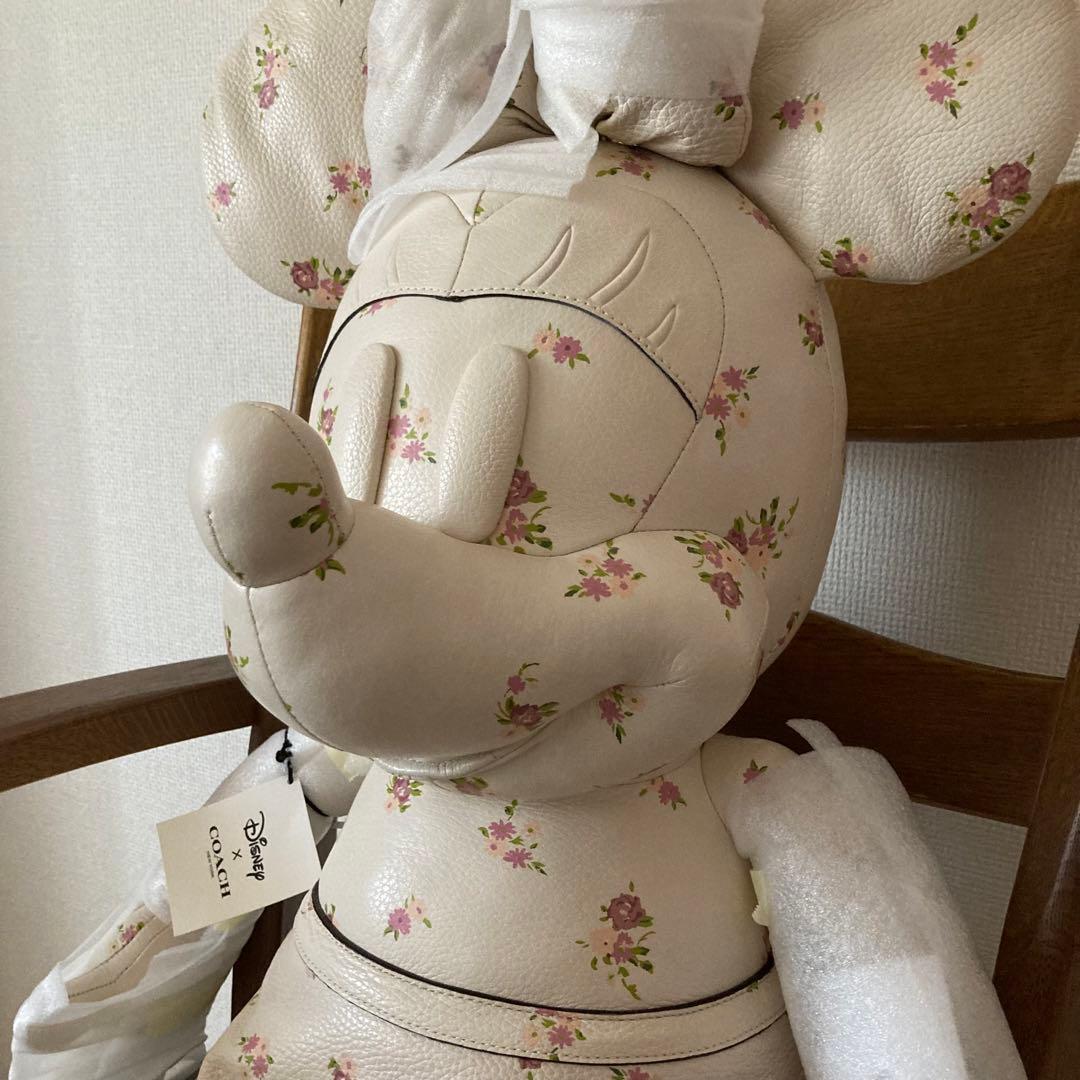 Coach X Disney ミニーマウス ドール レザー 花柄 限定品 新品