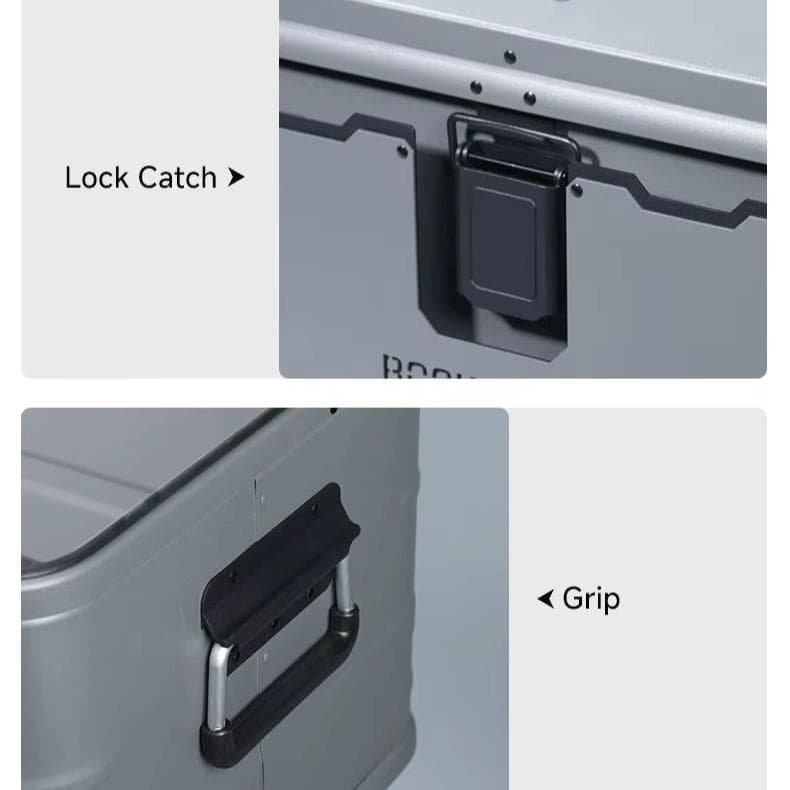 アルミ コンテナ ボックス 50L スタンド付