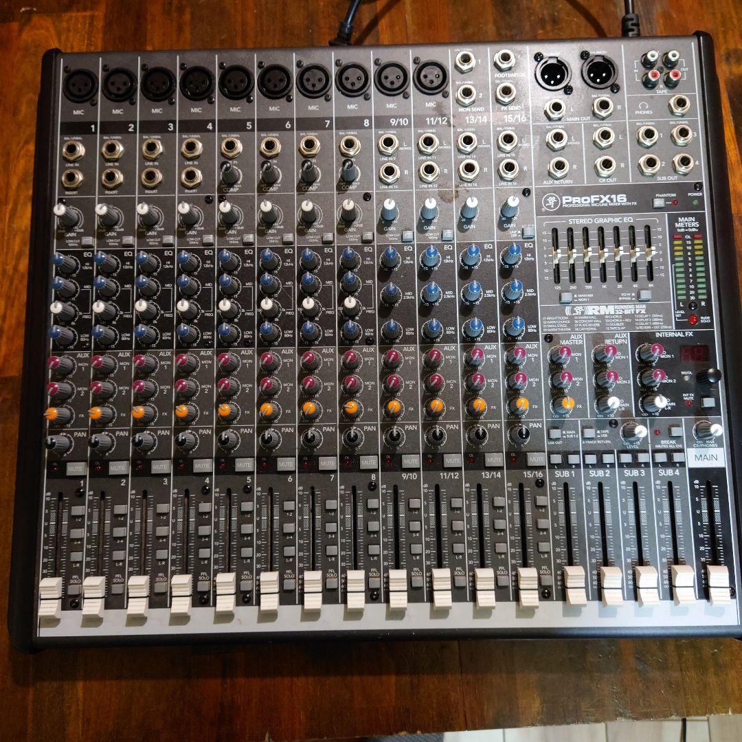 配信機器・PA機器・レコーディング機器 MACKIE Pro Fx16