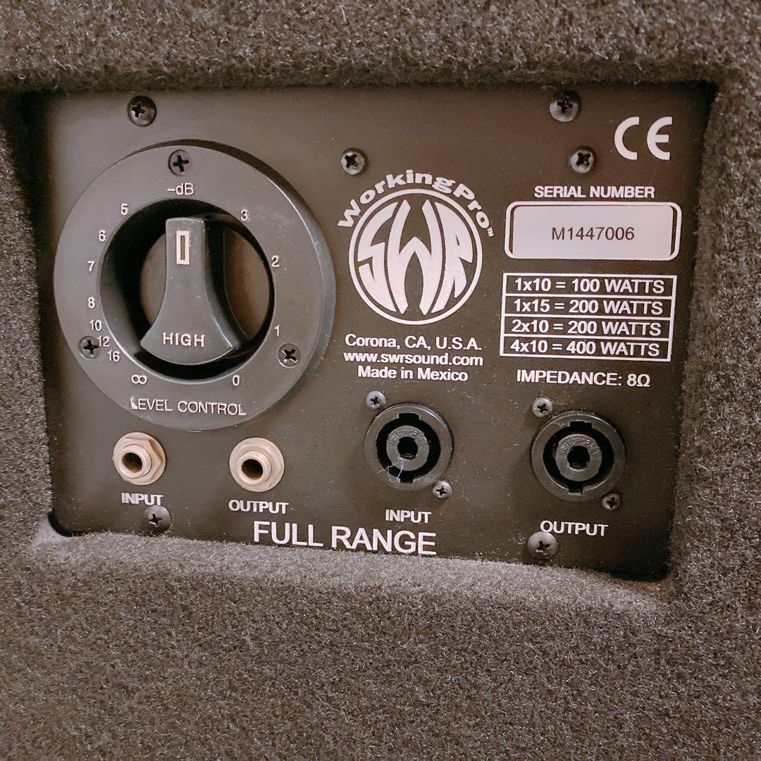 SWR WorkingPro 1×15 ベースアンプ キャビネット