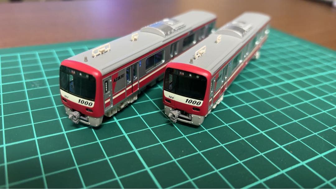 グリーンマックス京急新1000形ステンレス車(SRアンテナ付き・台座無し)