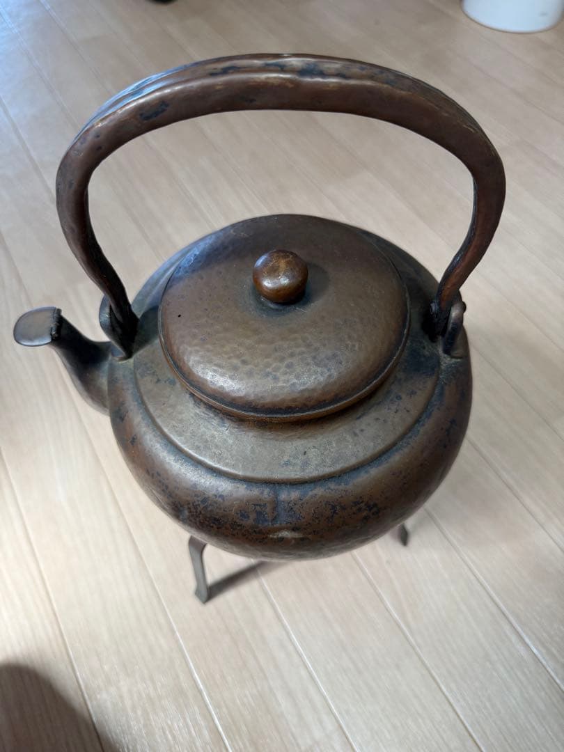 【五松堂】銅製やかん 茶道具 アンティーク レトロ