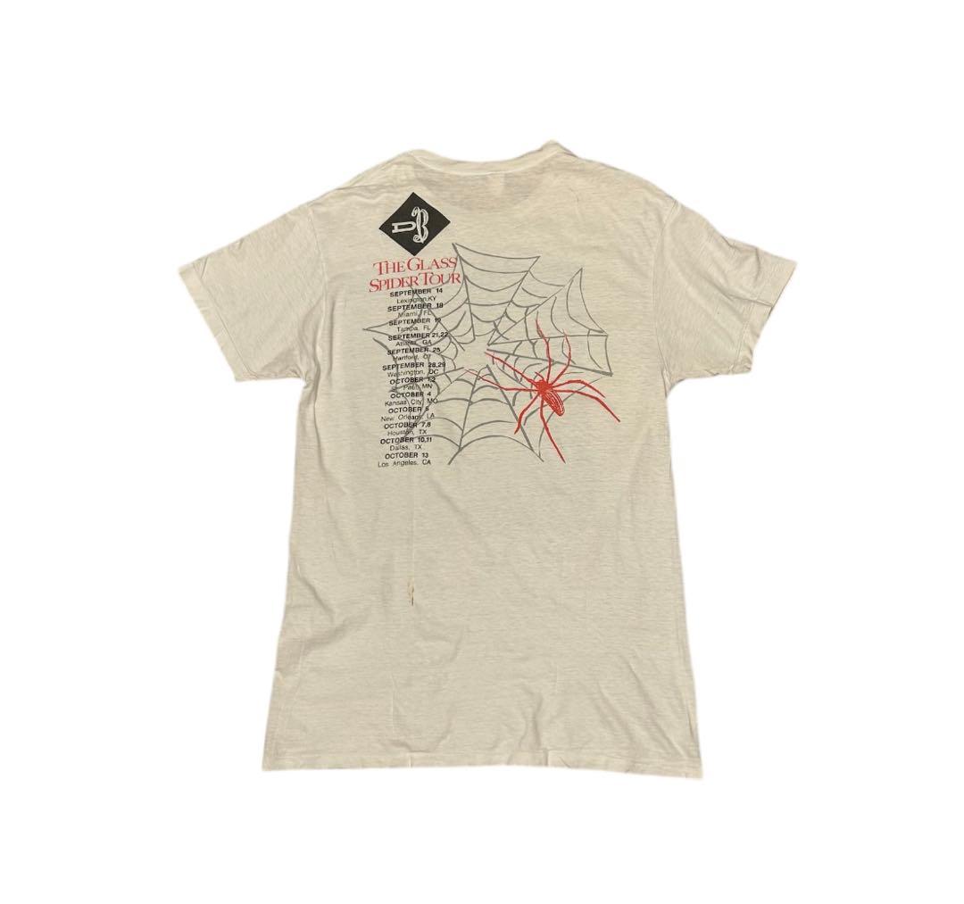 ミュージシャン DAVID BOWIE Glass Spider Tour Tee 1987s