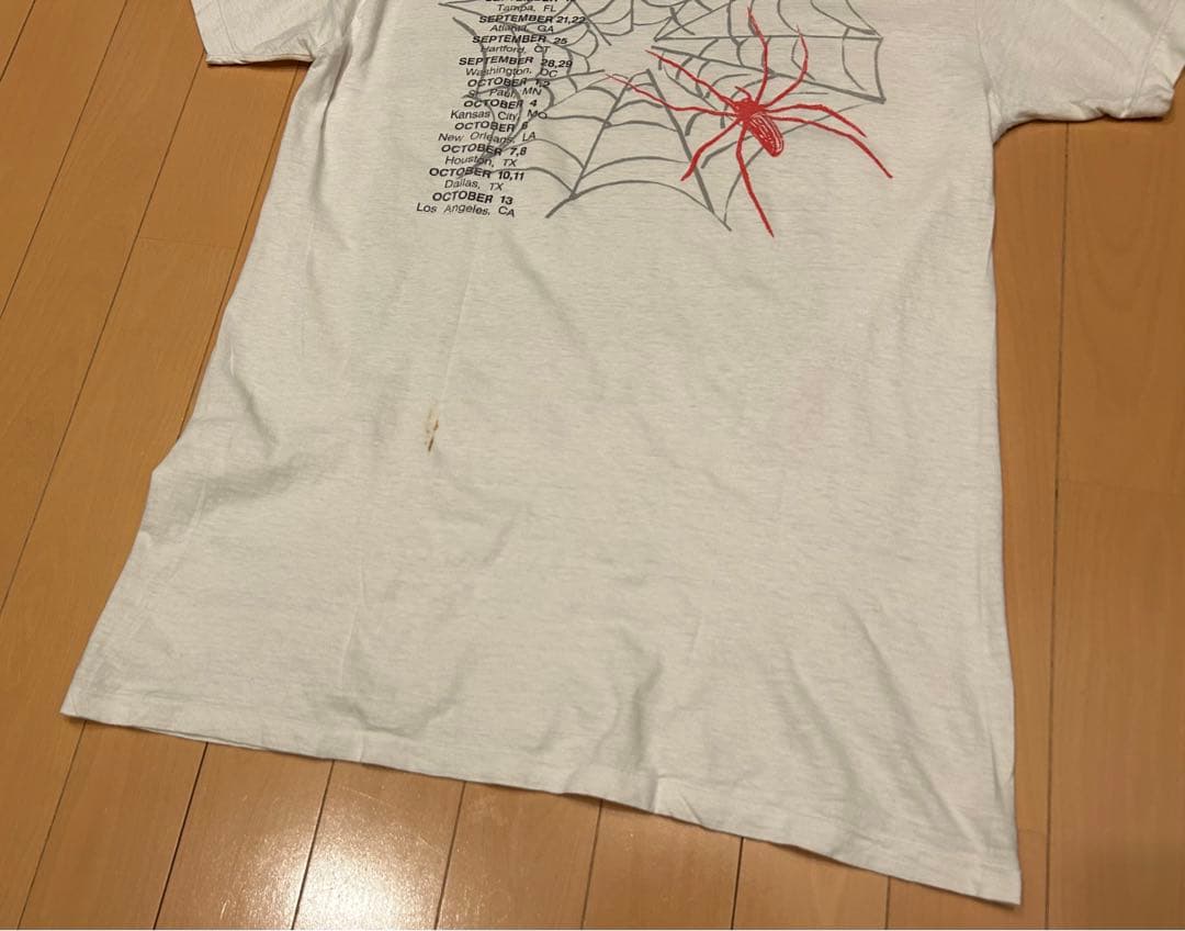 ミュージシャン DAVID BOWIE Glass Spider Tour Tee 1987s