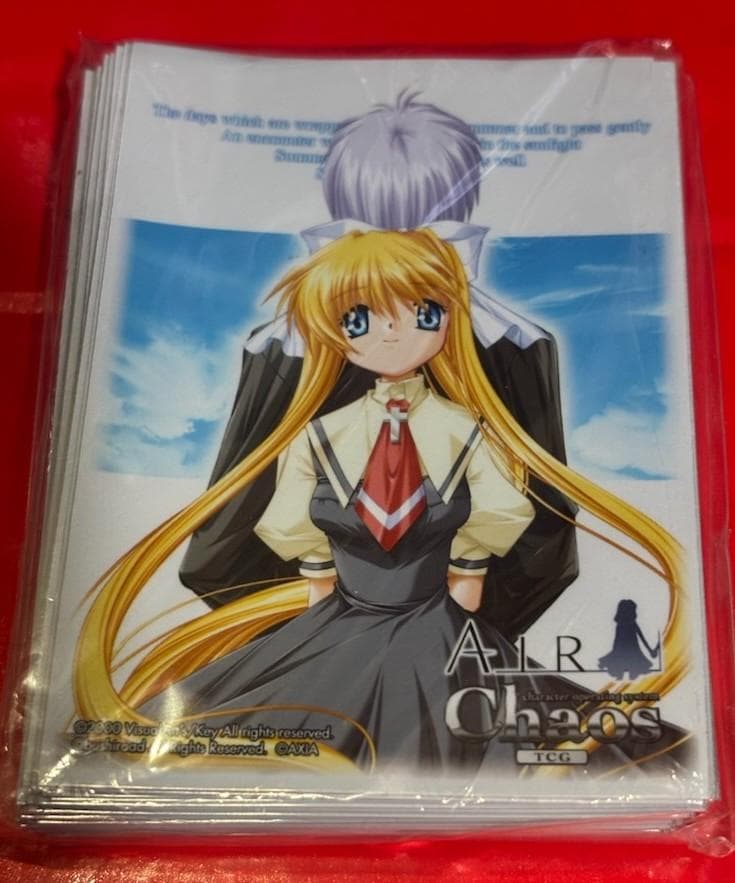 chaosTCG　金銀キャンペーン　AIR　ビジュアルアーツ　神尾観鈴　スリーブ