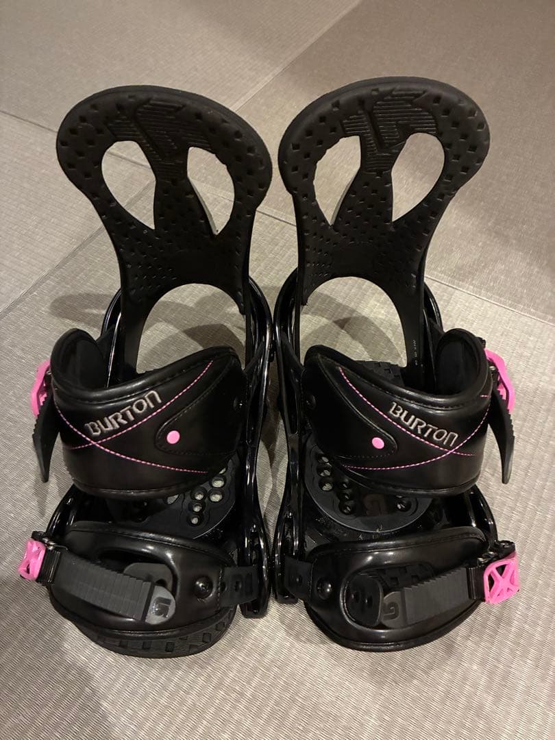BURTON バートン レディース ビンディング 黒×ピンク 2015年