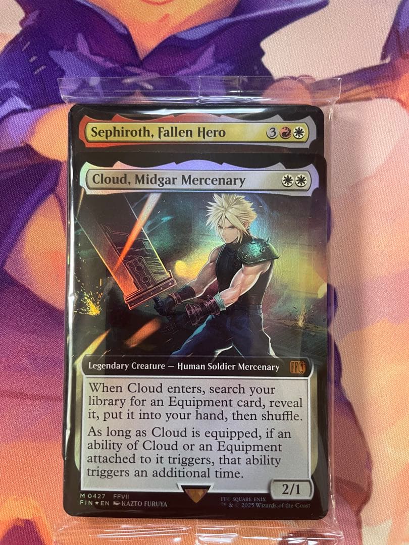 ☆*☆様 ミッドガルの傭兵、クラウド/墜ちた英雄、セフィロス