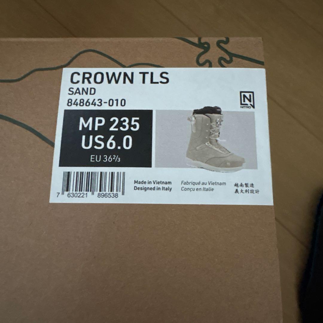 ￼NITRO CROWN TRS SAND スノーボード　ブーツ　23.5