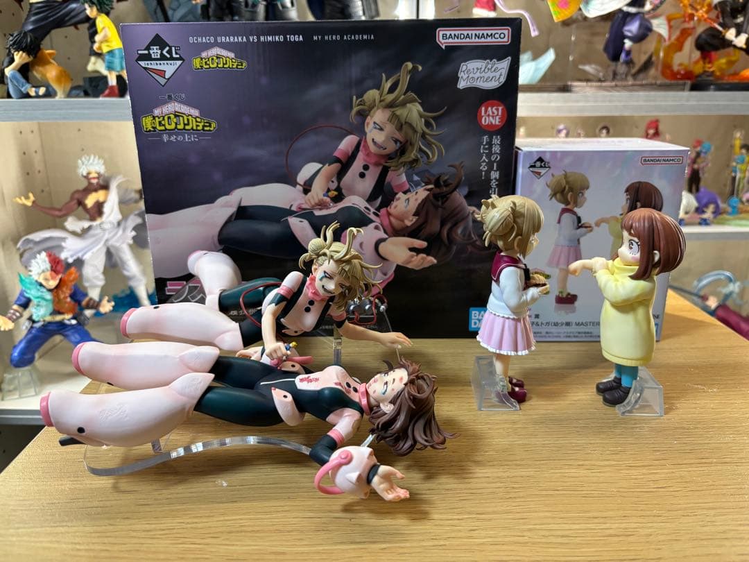 一番くじ　ヒロアカ　ラスワン賞 お茶子VSヒミコ　E賞 アクリル台座付き