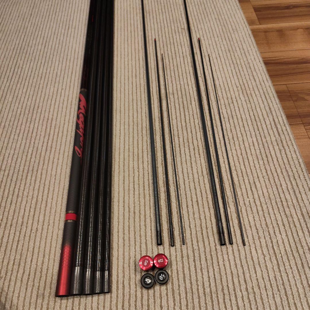 DAIWA銀影競技メガトルク急瀬抜90Q　美品　替えパーツ付き