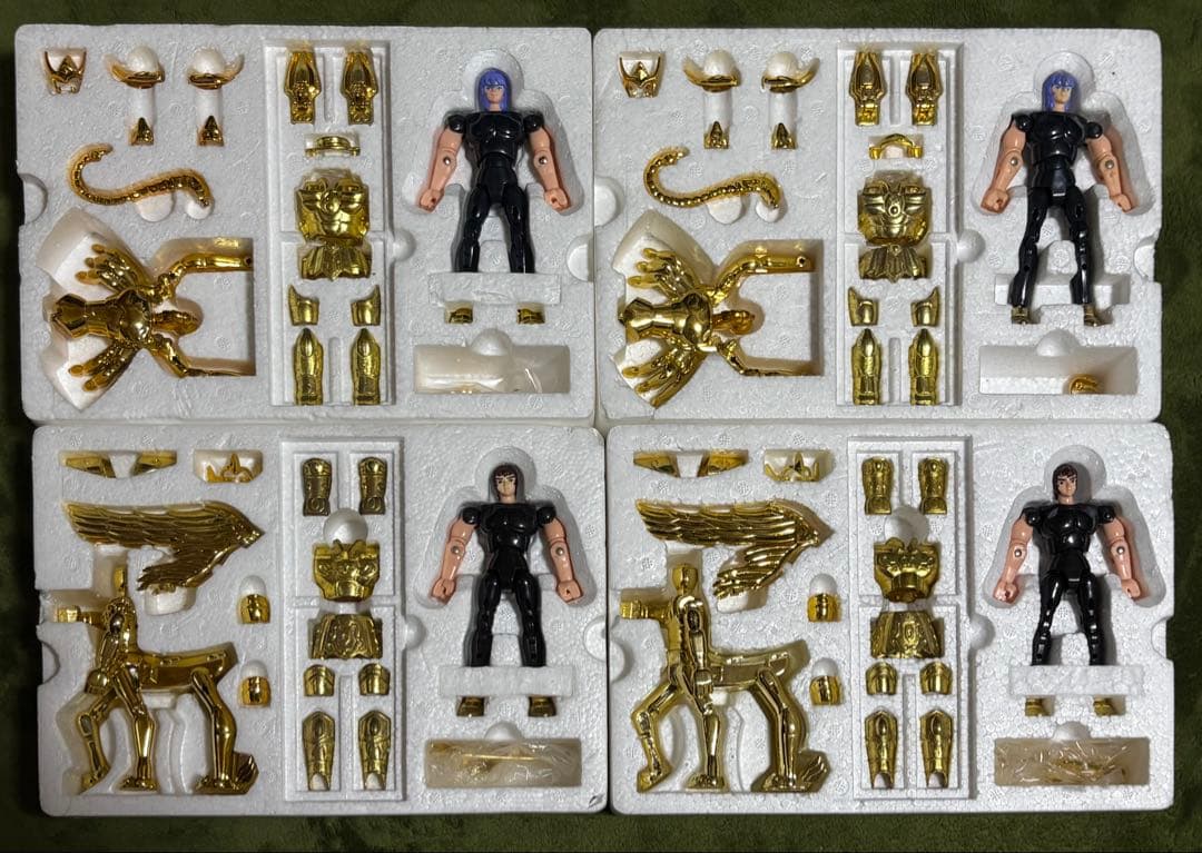 聖闘士聖衣大系　当時物　黄金聖闘士12種18個 【開封使用品欠品有り】おまけ付き