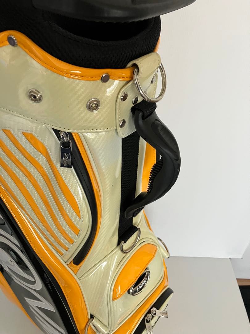 【HONMA】ホンマゴルフ　スタンド式キャディバック　3点式ベルト