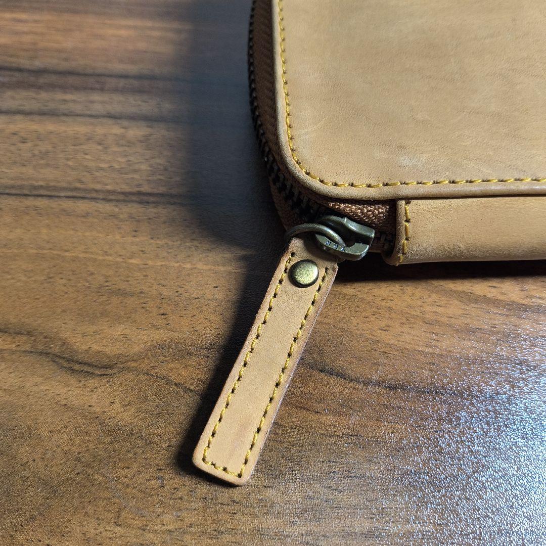 バハギア&クラフト ラウンドジップペンケース