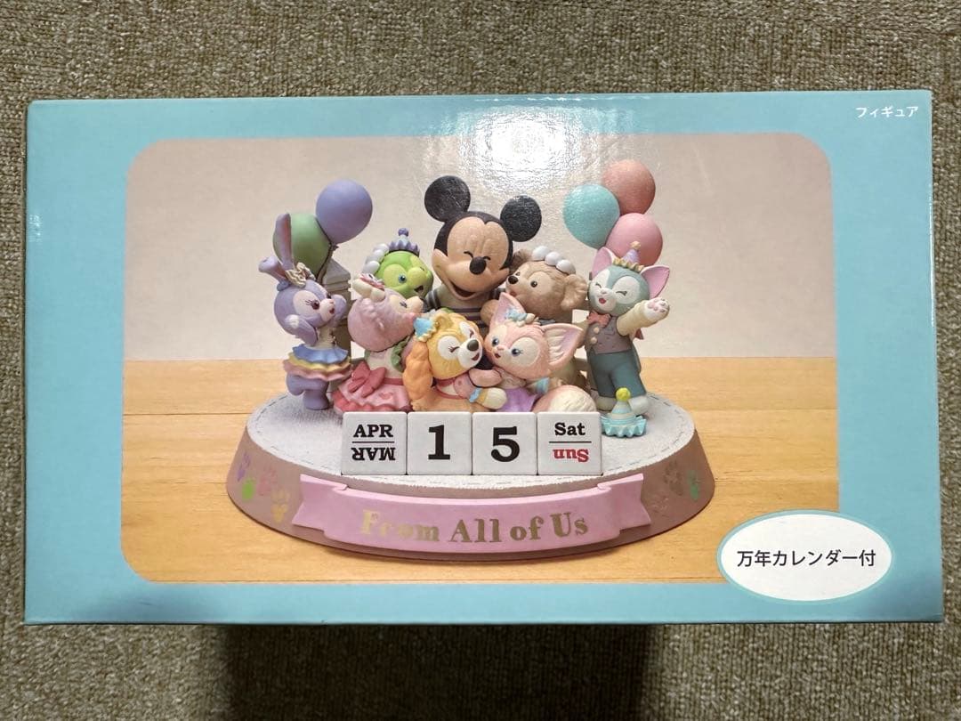【即購入可】ダッフィーアンドフレンズ　万年カレンダー　ディズニーリゾート40周年