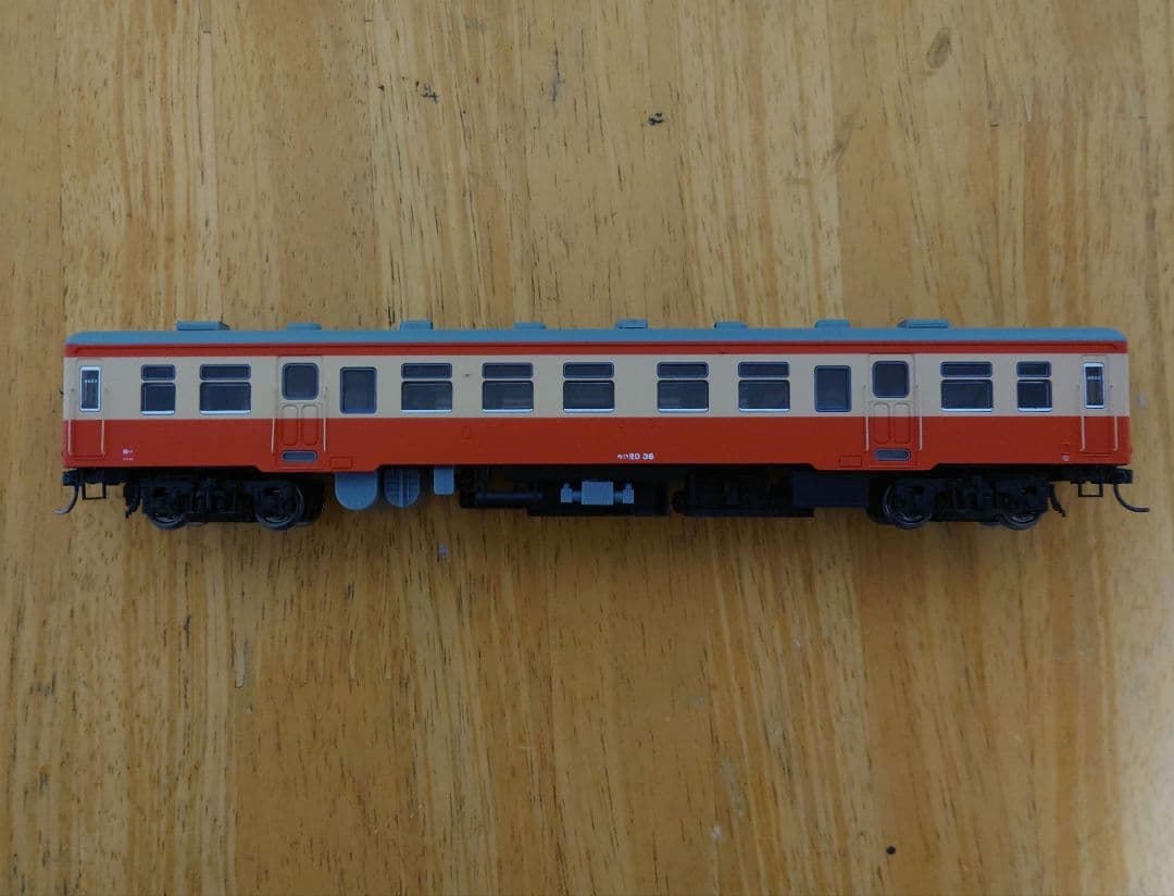 トラムウェイ キハ20 動力付き DT22 初期型 朱クリーム