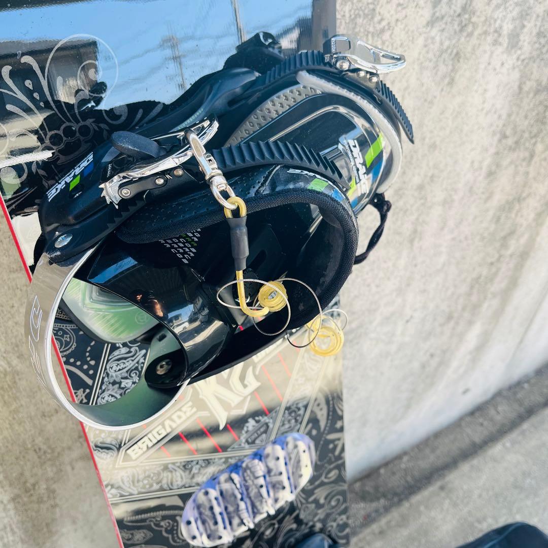 送料込み　K2 スノーボード 150cm ビンディング付 mサイズ　ケース付き