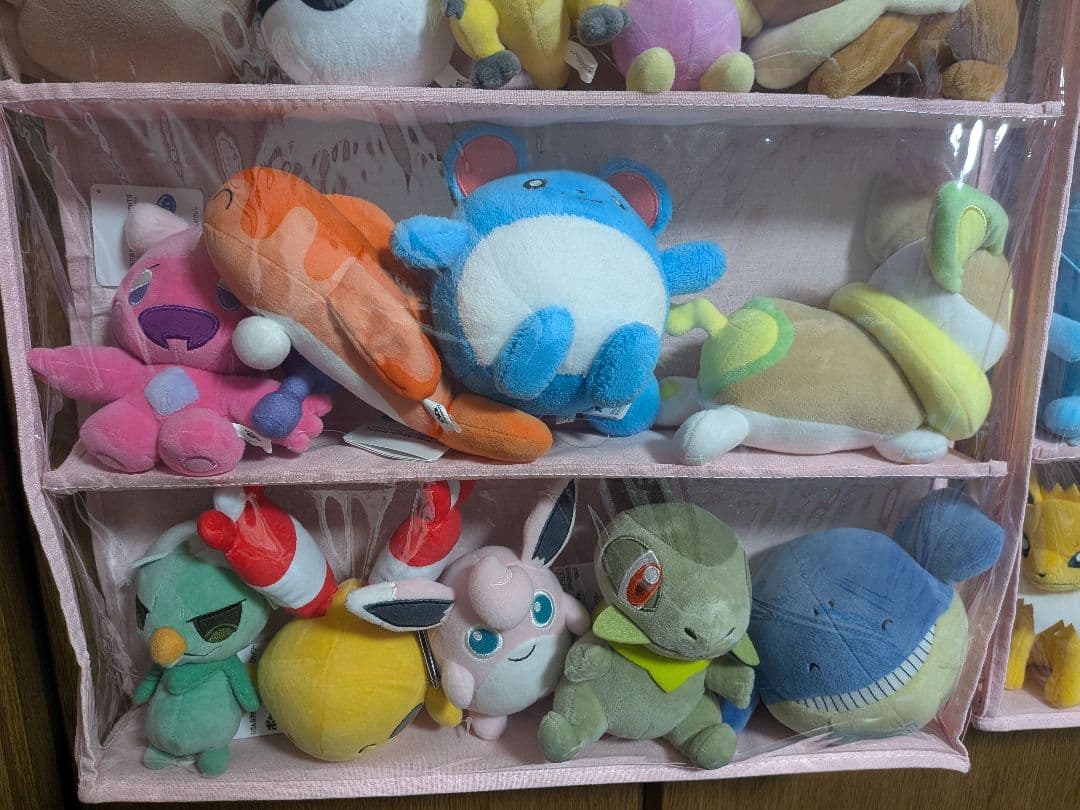 ポケモン　ミニぬいぐるみ44体　フィギュア1体　ケース付き！！