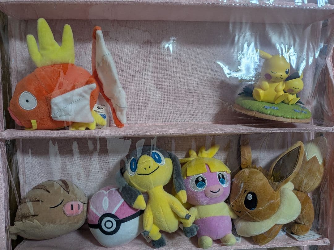 ポケモン　ミニぬいぐるみ44体　フィギュア1体　ケース付き！！