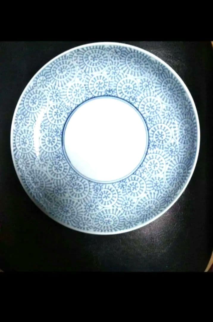 有田焼　今泉右衛門　陶印入り２１，５直径のお皿です