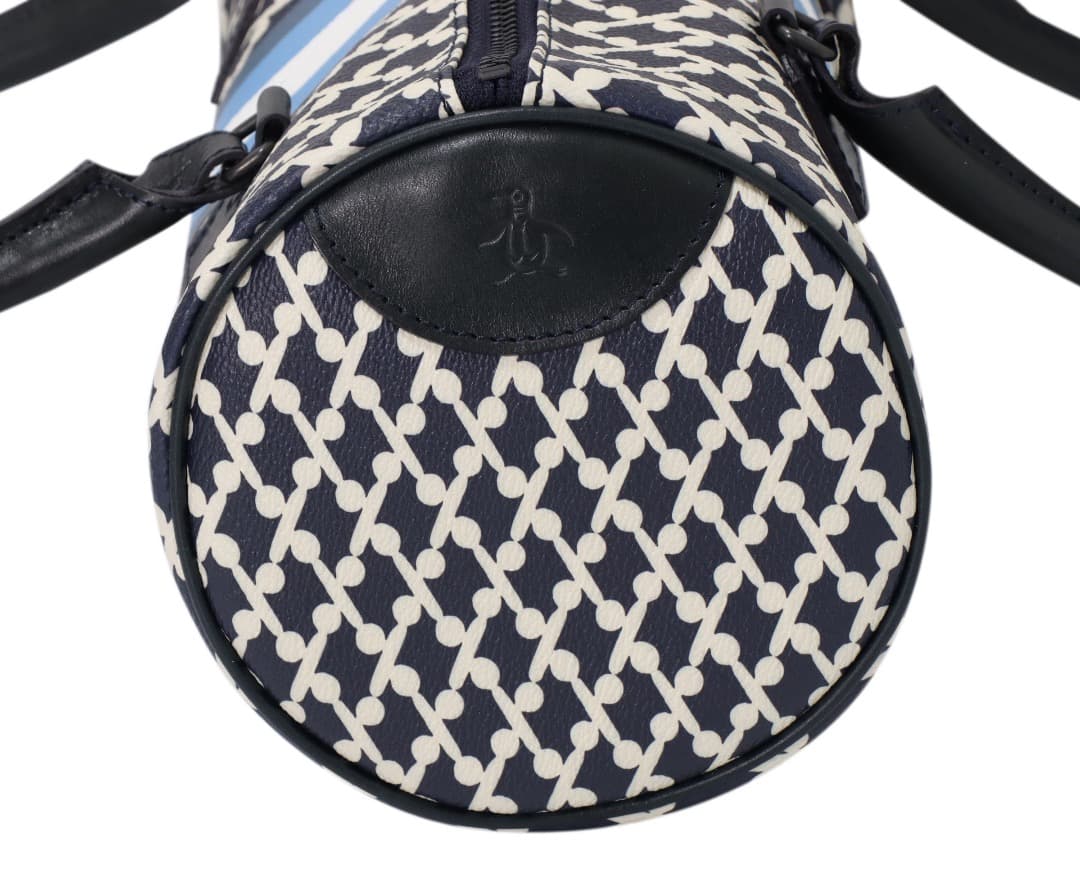 定価49,500円 マンシングウェア GOLF 持ち手牛革 日本製 ドラムバッグ