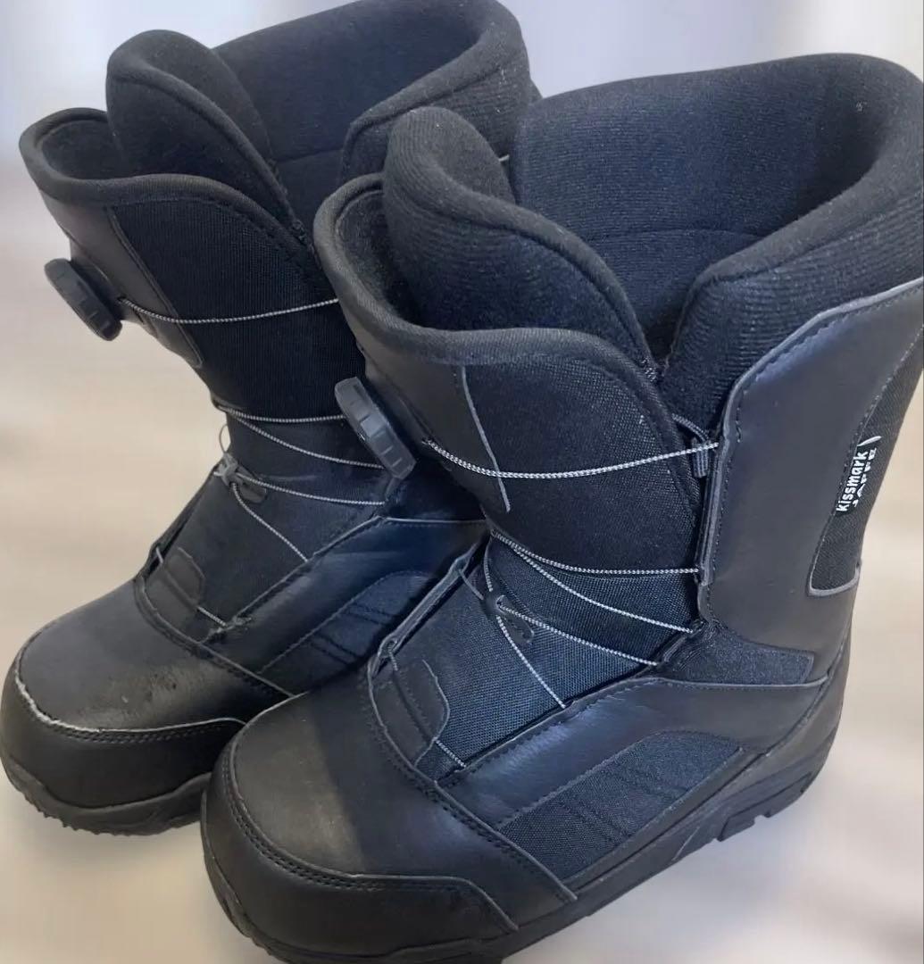 キスマーク 23-24年モデル スノーボード ブーツ スノボ :ブラック 26㌢