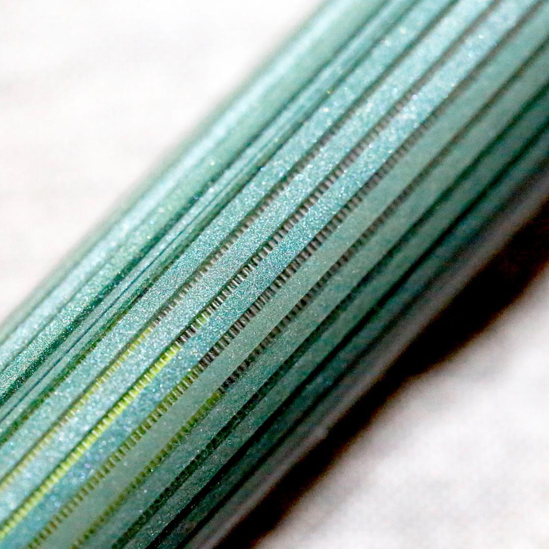 【美品 送料込み】ペリカン 万年筆 Ｍ８００ スーベレーン 緑縞 箱あり