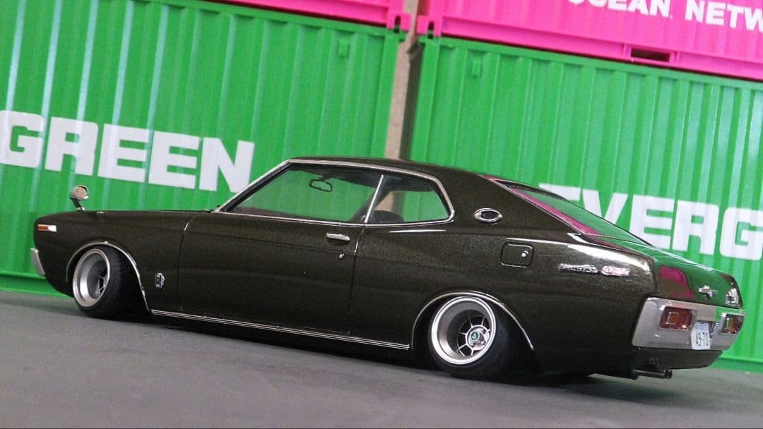 1/24ブタケツ　ローレル SGX　C130 シャコタン　ハヤシレーシング　棺桶