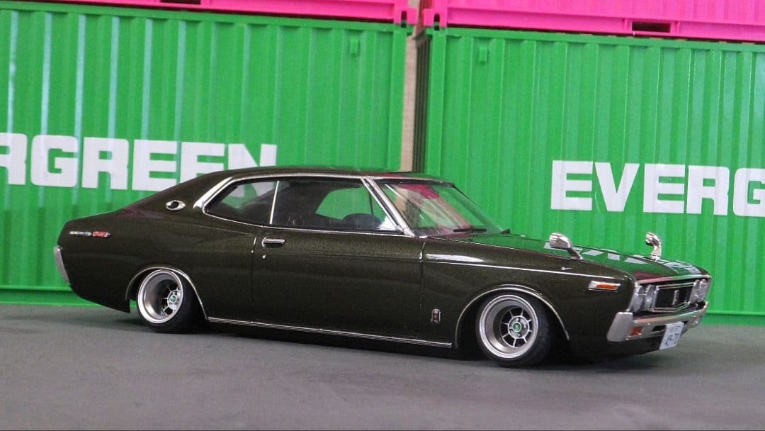 1/24ブタケツ　ローレル SGX　C130 シャコタン　ハヤシレーシング　棺桶