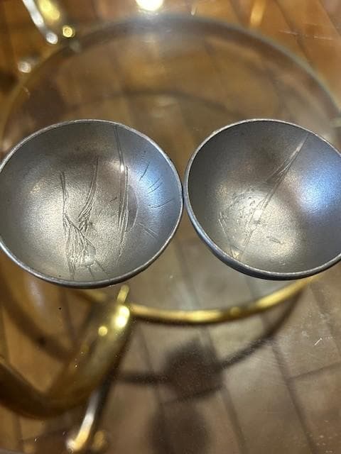 銀杯　5点セット【傷・汚れあり】