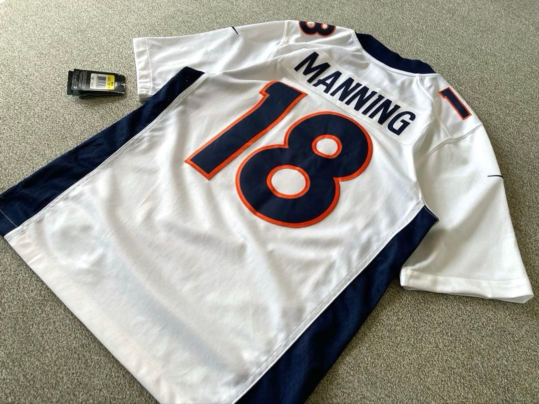 《NIKE NFL》ブロンコス　マニング　アメフト ゲームシャツ　新品未使用　S