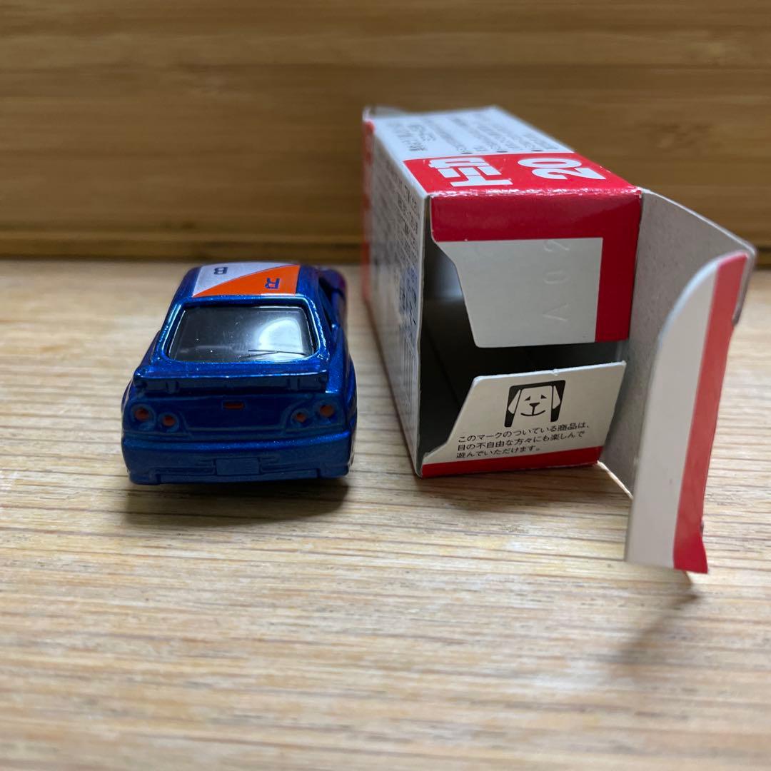 エアクール 特注 トミカ 日産 スカイライン gt-r ミニカー r34