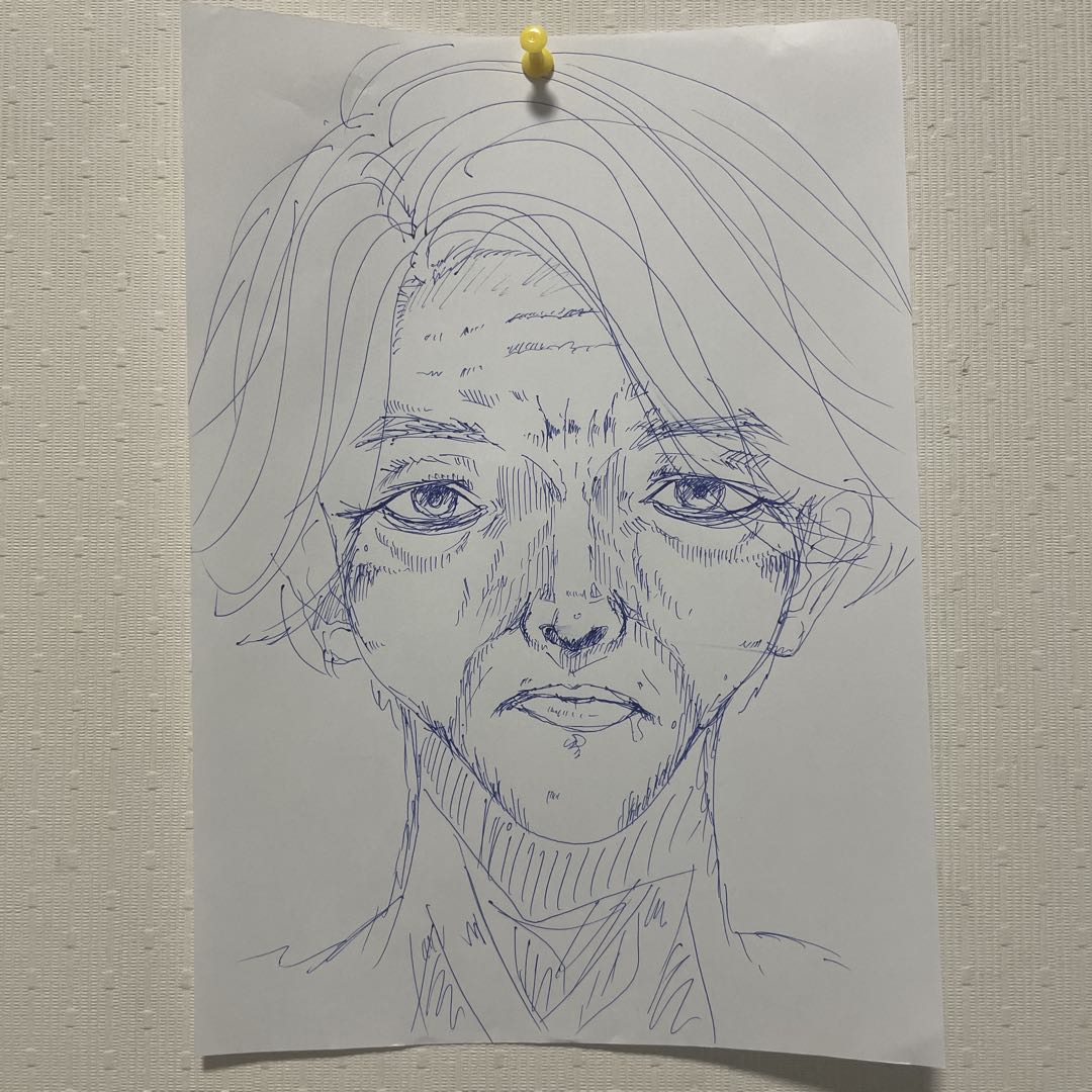 モラハラ野郎の似顔絵