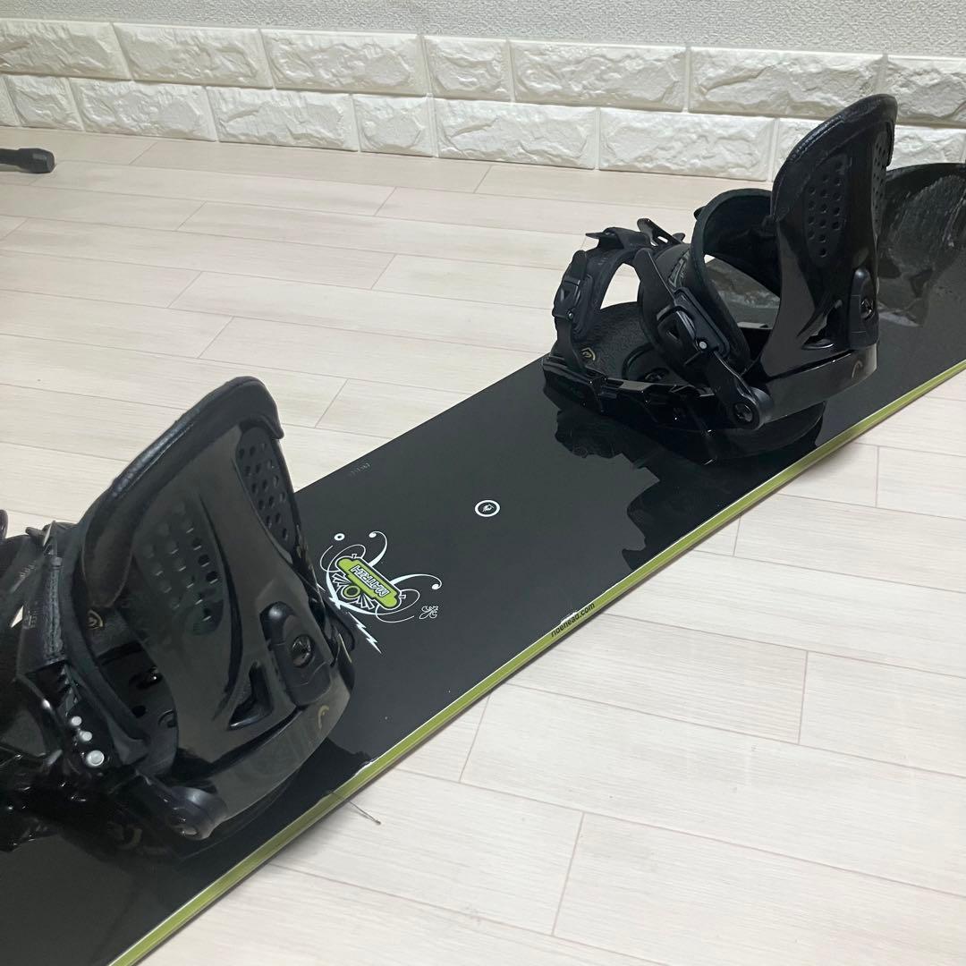 【バック付】HEADスノーボードセット152cm /HEADバインディングM