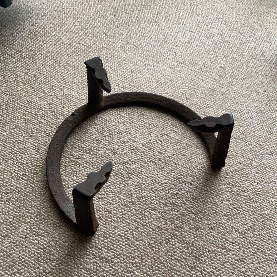 風炉五徳　特上　鉄製