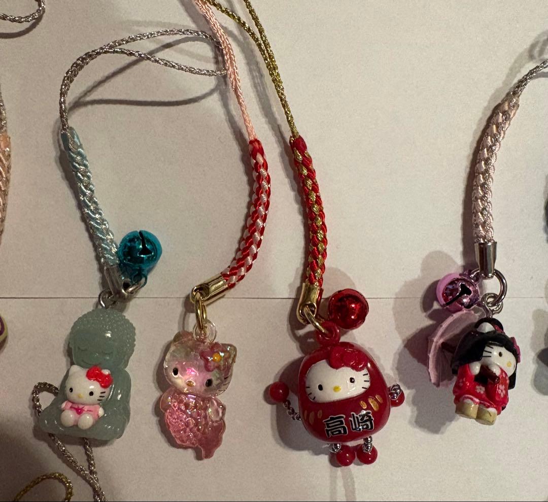 ご当地 キティ 根付け ストラップ 久光 Lifecella 67点 まとめ売り