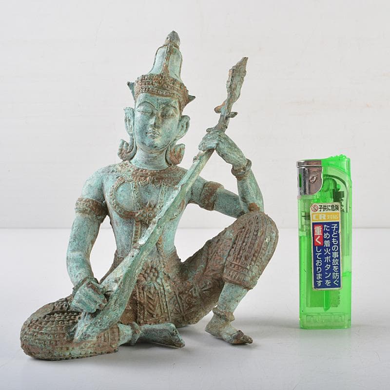 仏教美術　古銅青銅　チベット仏　仏像　置物　C　R6083