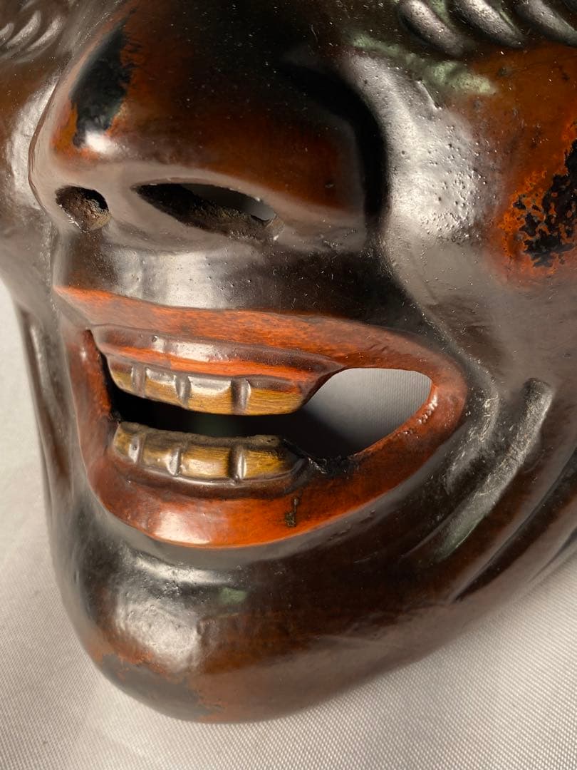 1383❣️ 重要文化財　舞楽面 二ノ舞（咲面）　レプリカ